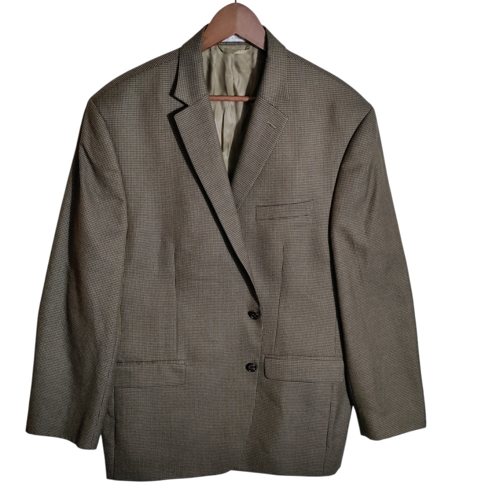 Lauren Ralph Lauren Mens Brown Sports Coat Elbow Patches Size 48R
